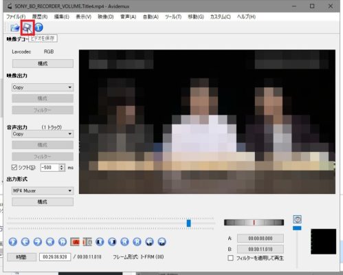 Mp4動画の音ズレ修正 Avidemuxの使い方 短すぎます エラーも解決 Cの雑記帳